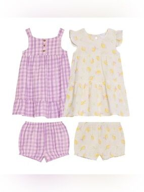 NEW NWT Koala Baby Girl 4-Piece Summer Matching Outfit Sets Size 18M